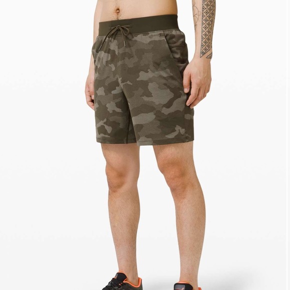lululemon athletica Other - Lululemon T.H.E. Short *Linerless 7" Camo Olive